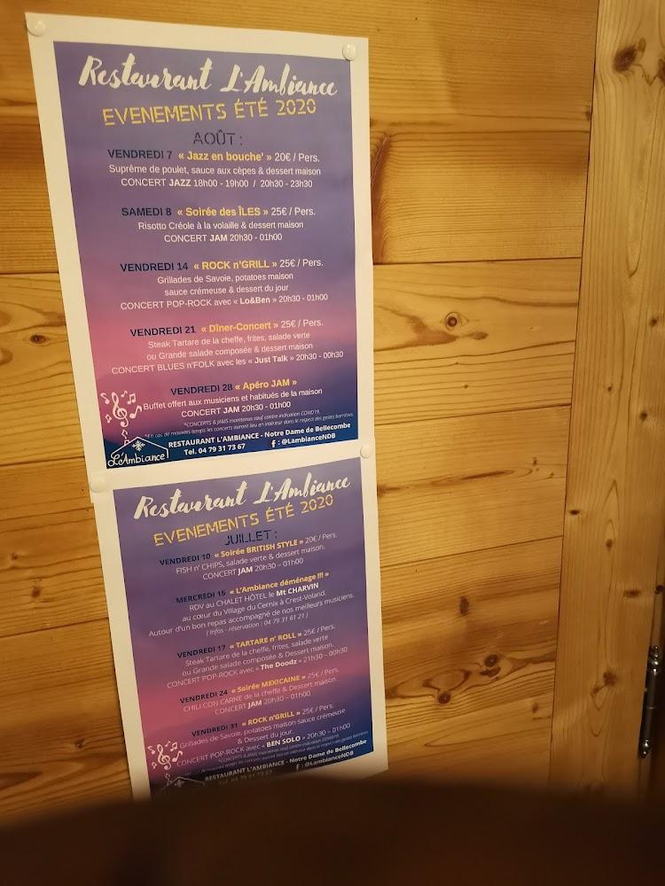 Restaurant L'Ambiance - Menu Image 3